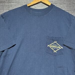 Hawaii Honolua Surf Co. T Shirt Men's M Blue Short Sleeve